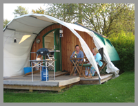 Glamping cabin in the Orchard